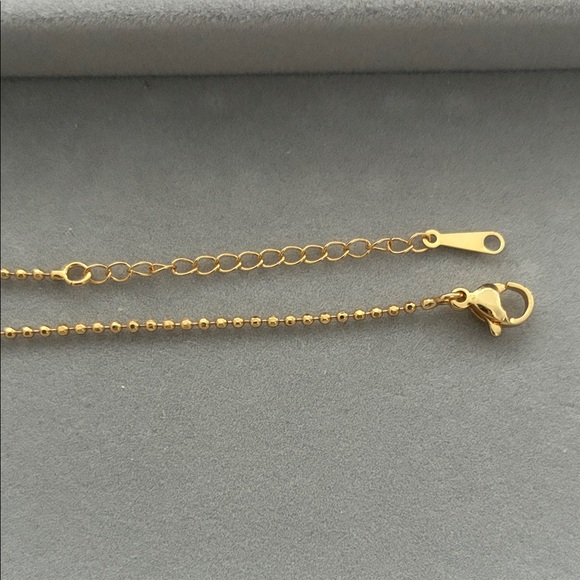 Gold Christmas Tree Pendant Necklace with Pearls| freshwater pearl necklace - Picture 3 of 5